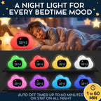 Go & Glow Cloud – 3-in-1 Alarm Clock, Nightlight & Sound Machine