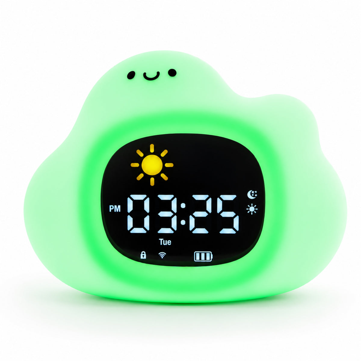 Go & Glow Cloud – 3-in-1 Alarm Clock, Nightlight & Sound Machine
