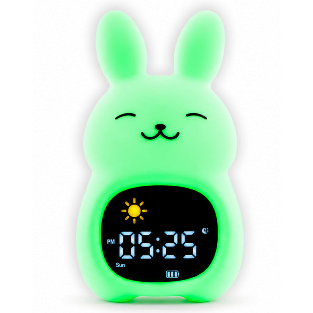Go & Glow Bunny – 3-in-1 Alarm Clock, Nightlight & Sound Machine