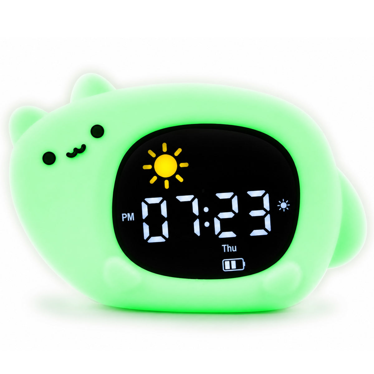 Go & Glow Cat – 3-in-1 Alarm Clock, Nightlight & Sound Machine
