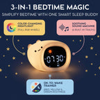 Go & Glow Cat – 3-in-1 Alarm Clock, Nightlight & Sound Machine