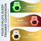 The Bright Basics Nightlight & Alarm Clock - Bear