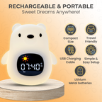 The Bright Basics Nightlight & Alarm Clock - Bear