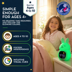 Go & Glow Bunny – 3-in-1 Alarm Clock, Nightlight & Sound Machine