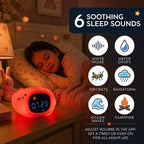 Go & Glow Cat – 3-in-1 Alarm Clock, Nightlight & Sound Machine