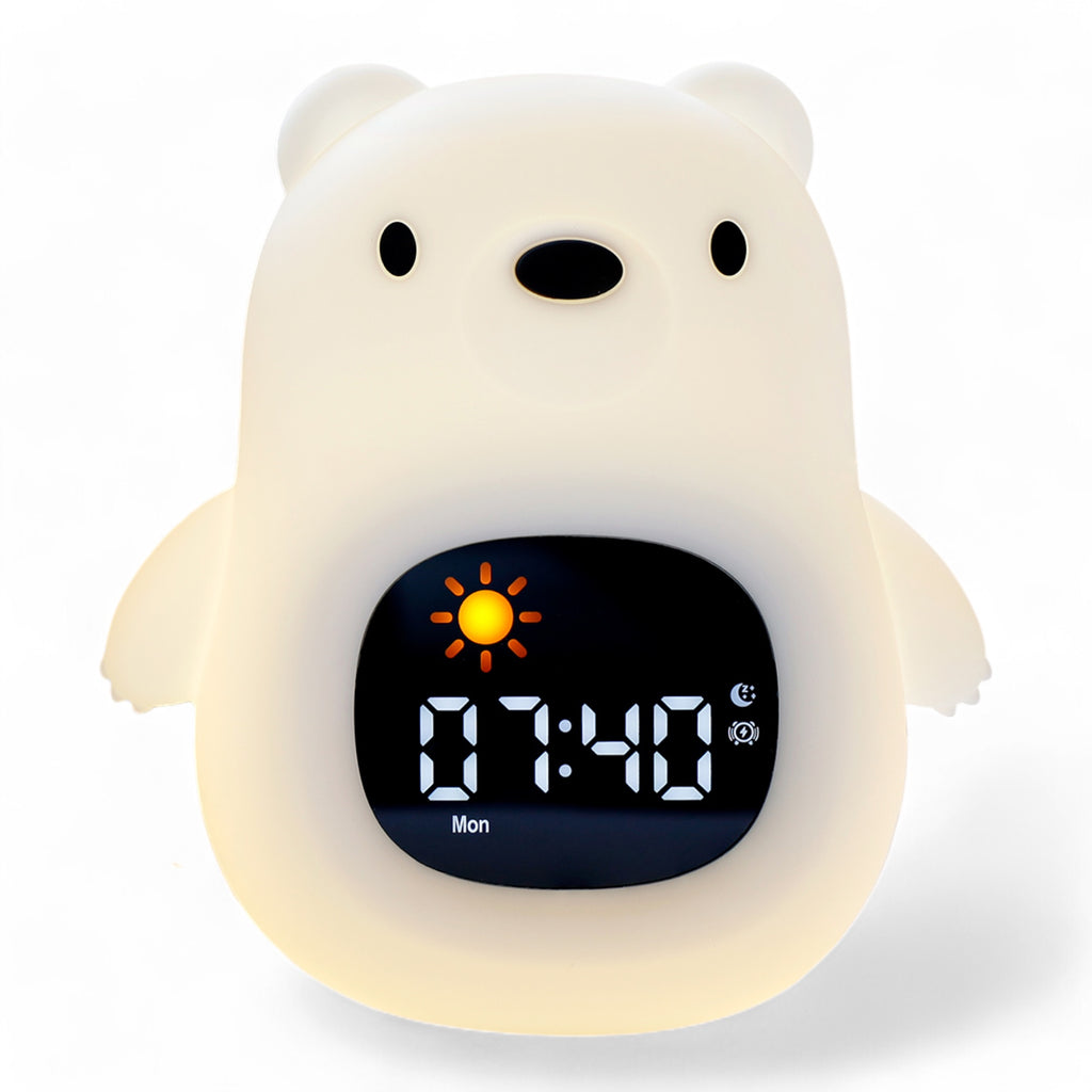 The Bright Basics Nightlight & Alarm Clock - Bear