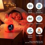 Go & Glow Bunny – 3-in-1 Alarm Clock, Nightlight & Sound Machine