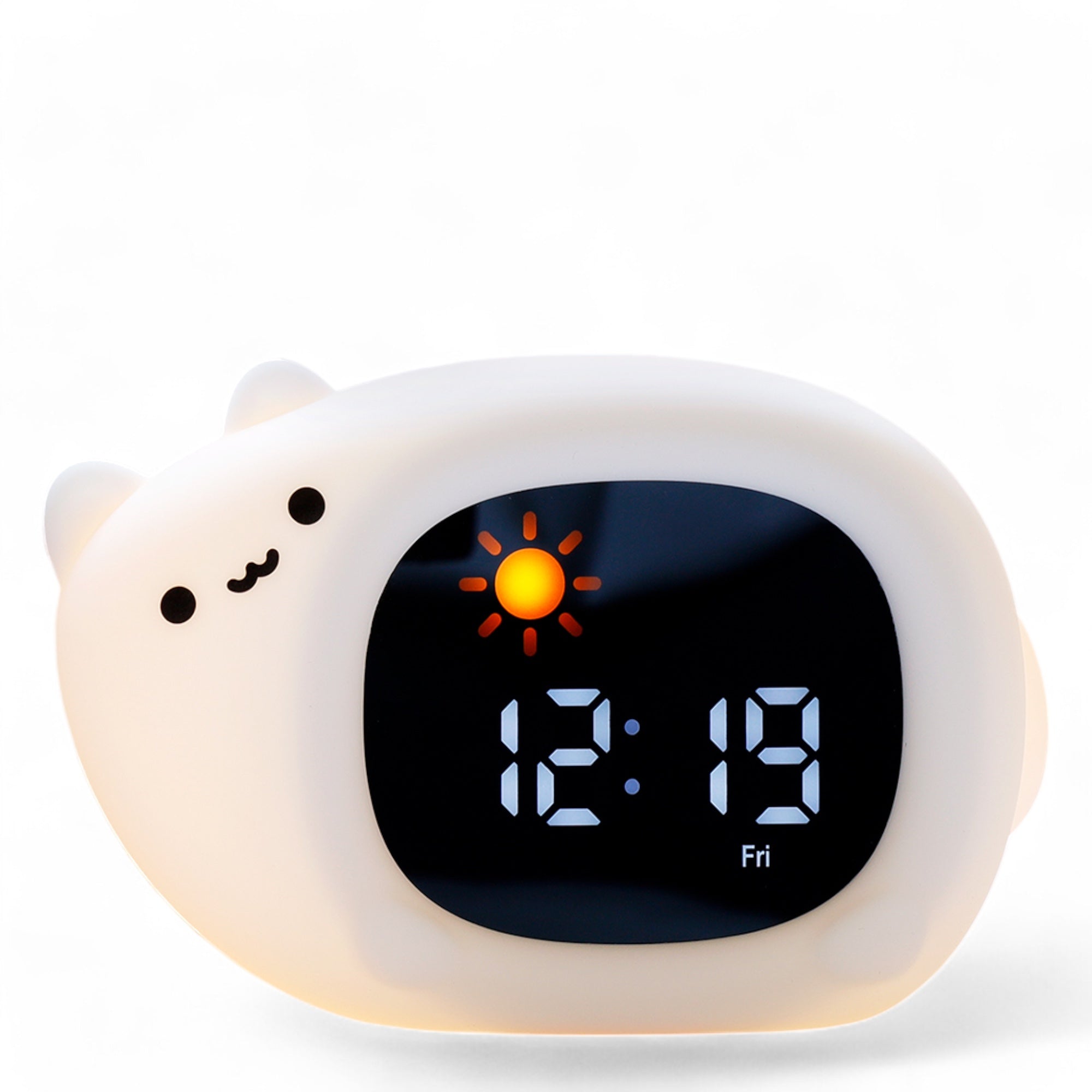 The Bright Basics Nightlight & Alarm Clock - Cat