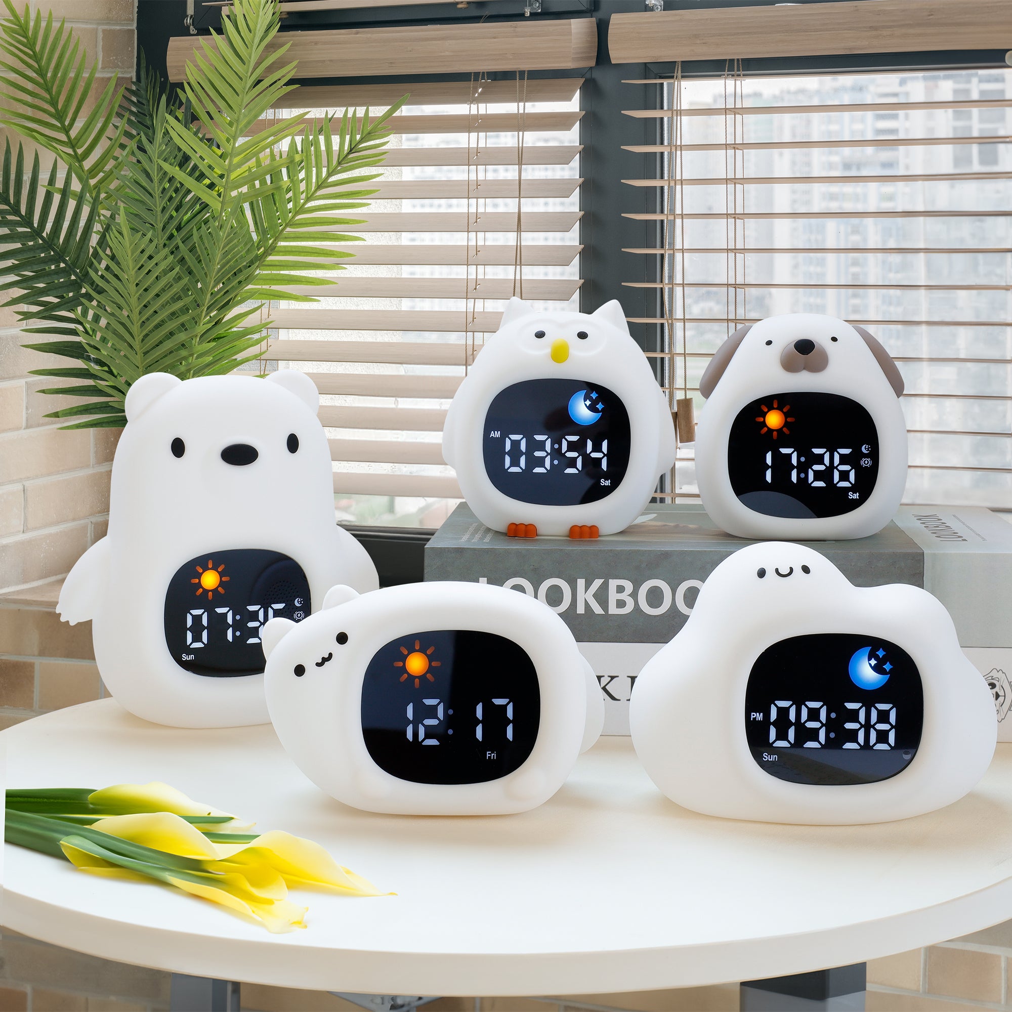 Fun alarm clock for kids in adorable design