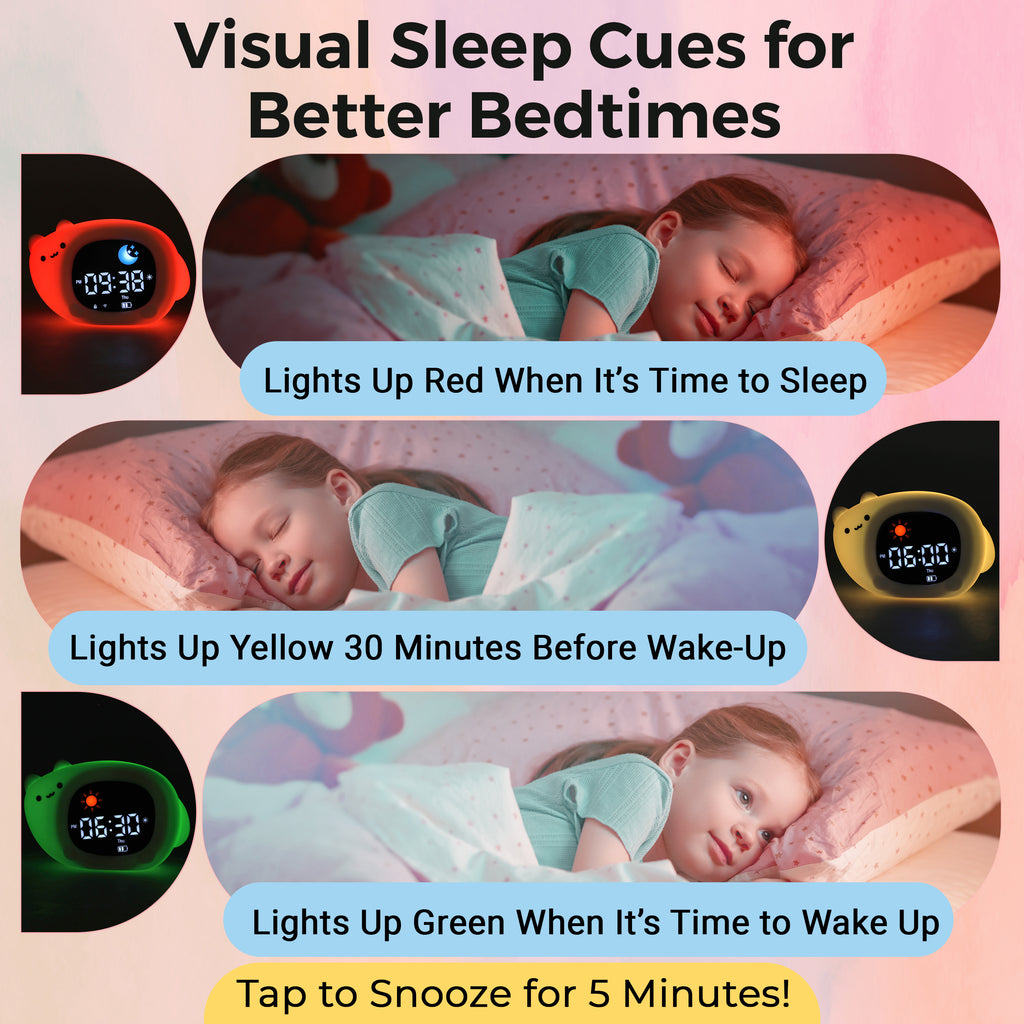 Go & Glow Cat – 3-in-1 Alarm Clock, Nightlight & Sound Machine